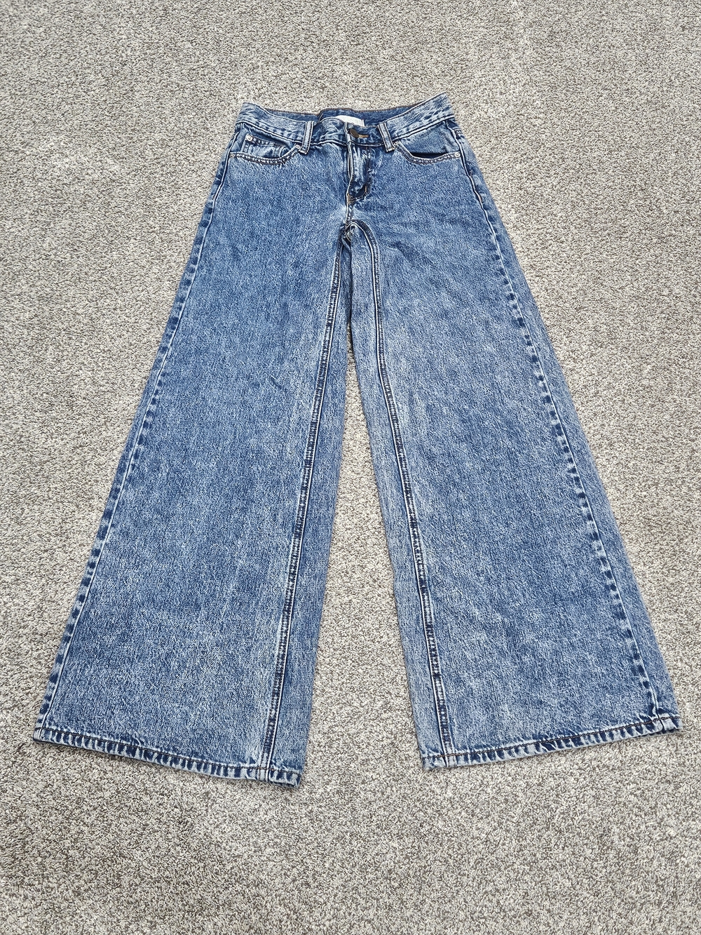 BDG Light Blue Wide-Leg High-Rise Jeans